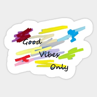 Good Vibes Only Sticker